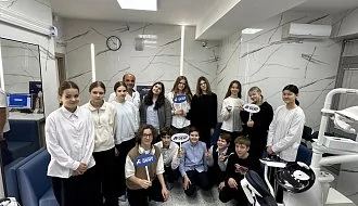 «Технологии, как в кино»: школьники одинцовского лицея №6 посетили клинику «Альтамед DENT» и остались в восторге