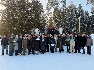 В здоровом теле здоровый дух: коллектив «Альтамед+» проводил зиму ярко