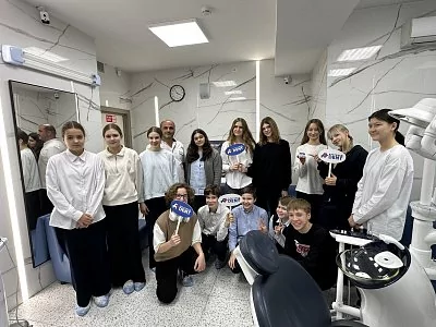 «Технологии, как в кино»: школьники одинцовского лицея №6 посетили клинику «Альтамед DENT» и остались в восторге